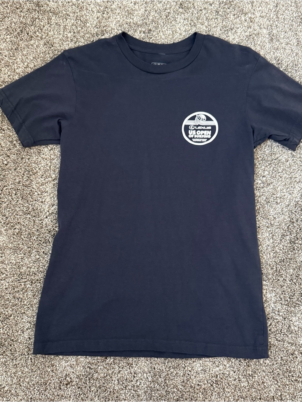 US Open Surfing Logo Tee - Navy Short Sleeve Shirt